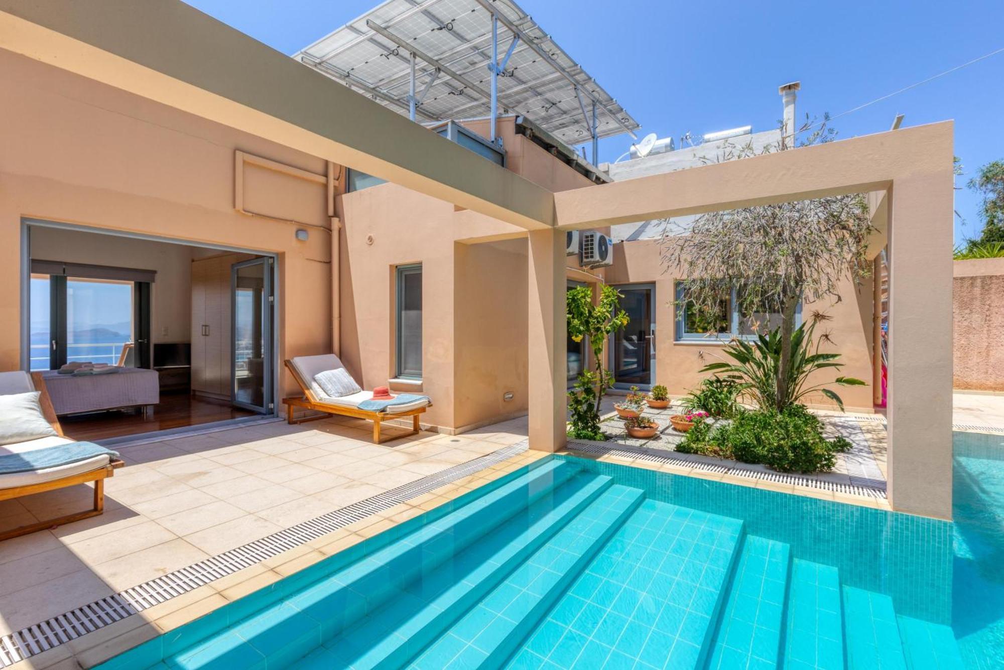 Unlimited Blue Villa Chania  ภายนอก รูปภาพ
